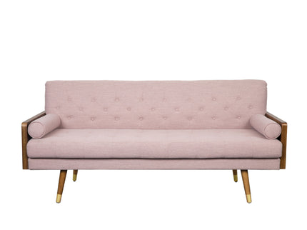 Aidan - Mid Century Modern Tufted Fabric Sofa