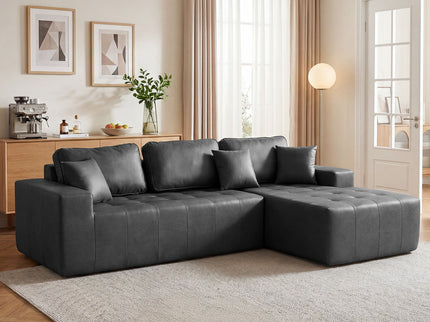 L - Shaped Corner Chaise Sofa Bed