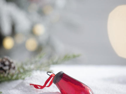 Luster Tear Drop Ornament, Glass Decorative Hanging Christmas Tree Ornaments For Holiday Party Decorations (Set of 12)