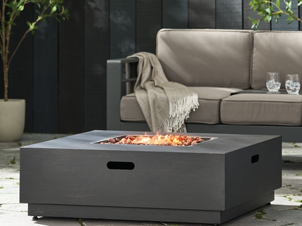 Modern Square Fire Pit With 50, 000 Btu