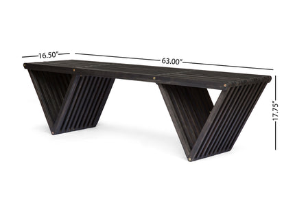 Metropol - Bench - Dark Gray