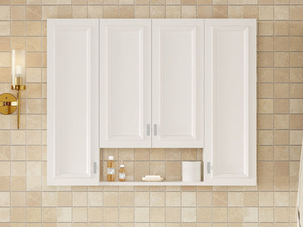 Wall Mounted Bathroom Cabinet With 5 Adjustable Shelves