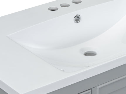 Modern Bathroom Vanity With Sink Combo, 6 Drawers And 1 Cabinet