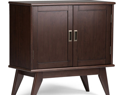 Draper - Low Storage Cabinet - Medium Auburn Brown