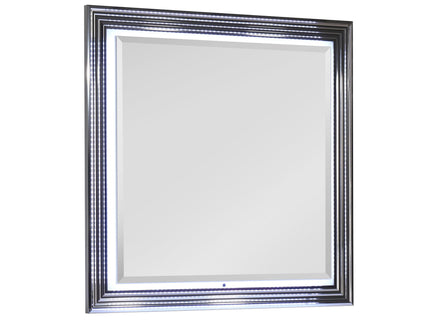 Moon - Smooth Mirror With LED - White