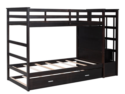 Bunk Bed With Trundle And Staircase