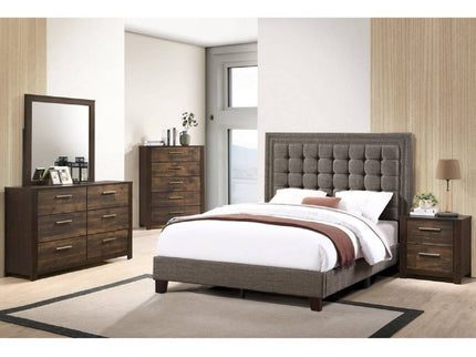 Upholstered Bed Tufted Headboard