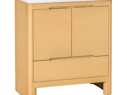 Softened Modern Bathroom Vanity With Sink