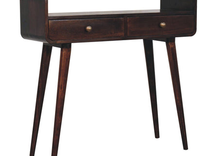 Solid Wood Curved Console Table