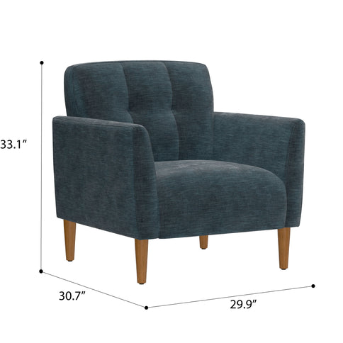 Accent Chair, Transitional - Blue