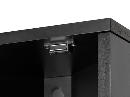 Multi Functional Corner Cabinet With Adjustable Shelves And 2 Doors