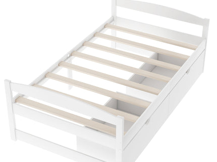 Platform Bed With 2 Drawers