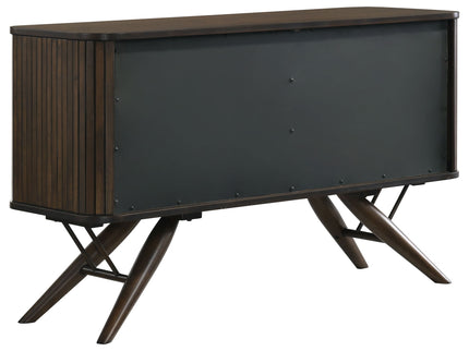 Wes - 2 Door Sideboard Buffet Storage Cabinet - Walnut