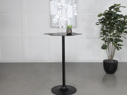Fresno - Curved Cloud Shaped Bistro Bar Table Bar Table - Black