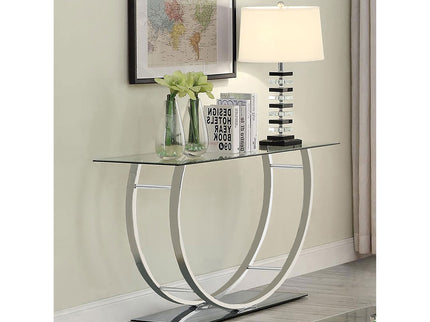 Garrett - Console Table - Chrome