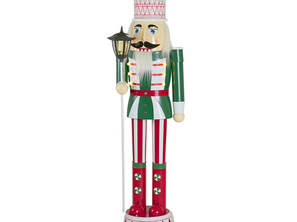 Classic Nutcracker Holiday Decor, Durable Construction - Green / Red / White