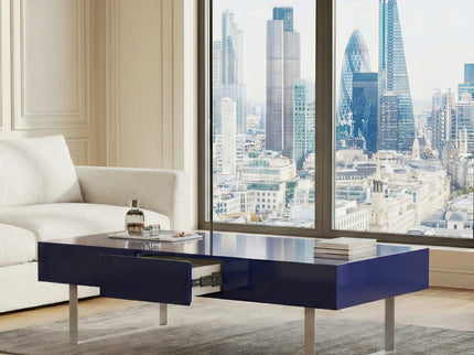 Rectangular Coffee Table With Hidden Storage