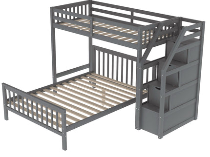 Loft Bed With Staircase And Storage