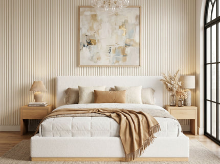 Elegant Upholstered Bed
