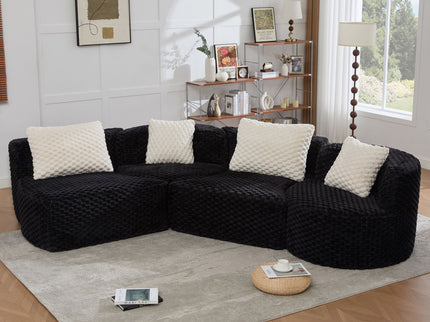 Modular Sectional Sofa With Free Combination Design