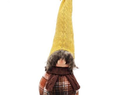 Gnomes Decorations, For Fall Thanksgiving Table Decorations (Set of 2) - Brown / Yellow