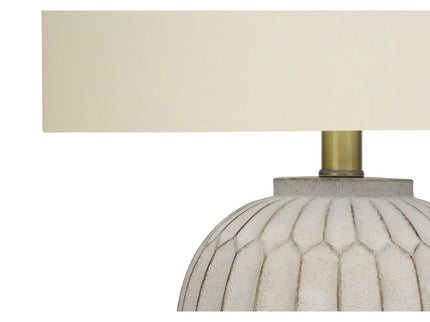 Table Lamp, Lighting, Transitional - Cream