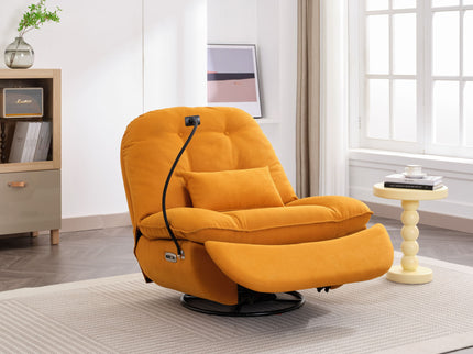 Power Recliner Swivel Glider USB Charger With tooth Music Player, Sleep, Working, Game And Leisure