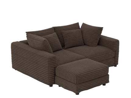 Modern Comfy Upholstered Sofa Cloud Couch & Deep Seat Couches