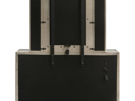 Mika - 8 Drawer LED Dresser With Mirror - Ivory