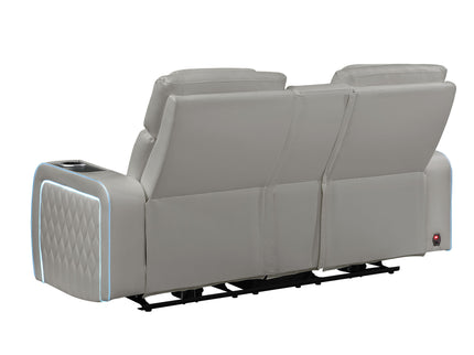 Electra - Power Reclining Set With Power Headrests, Massage And LED Lighting