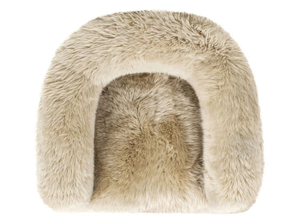 Avalon - Genuine Sheepskin Fur Split Barrel Back Accent Chair - Natural Blonde