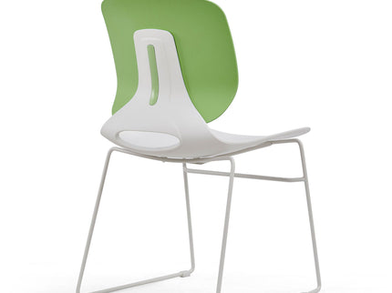 Ergonomic Backrest Stacking Chairs (Set of 4)
