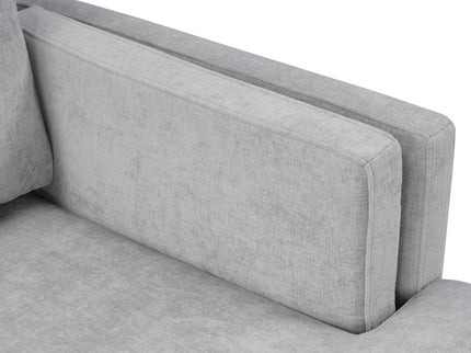Chaise Lounge Sofa Bed With Dual Layer Armrests For Living Room