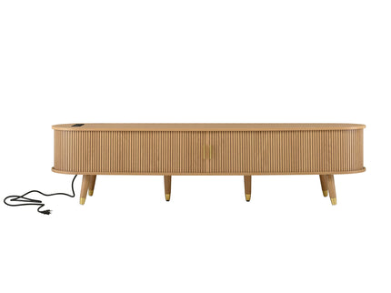 TV Stand & Coffee Table Set With Charging Station