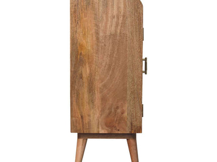 Larissa - T Bar Raised Cabinet - Brown