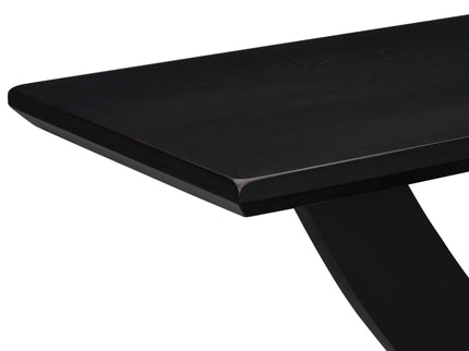Console Table With Cross Leg Base And Reinforced Support Plate