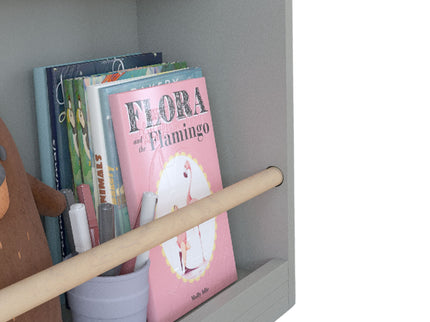 3 Tier Book Shelf, Compact Storage For Bedrooms
