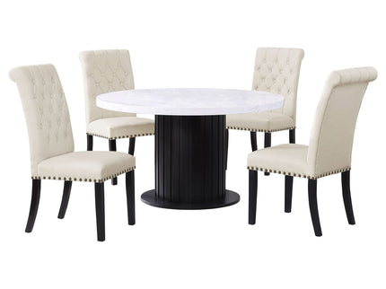 Sherry - 5 Piece Round Dining Table Set
