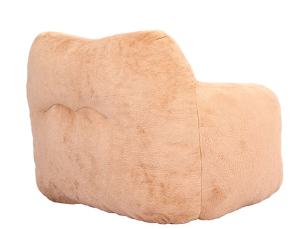 Beanbag Sofa Chair With Armrests Stuffed High Density Foam