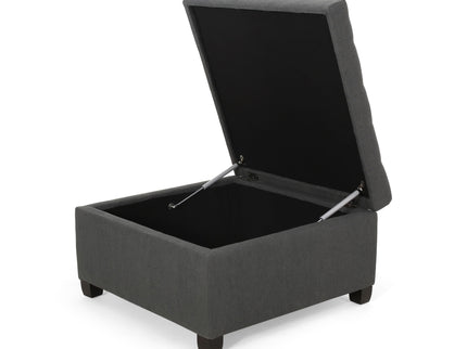 Isabella - Contemporary Ottoman With Storage