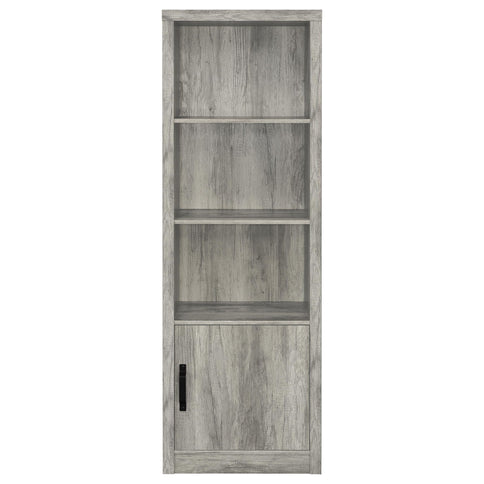 Conifer - 3 Shelf Media Tower - Gray