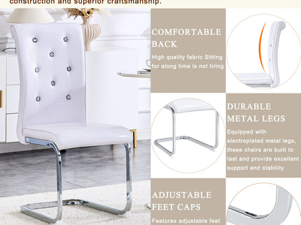 Elegant Design Upholstered Dining Chairs