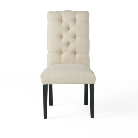 Harding - Tufted Dining Chair (Set of 2) - Natural