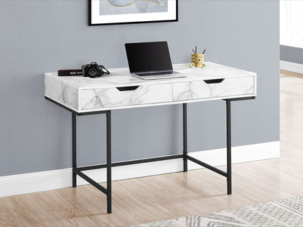 Computer Desk For Home Office, Laptop, Storage Drawers, Contemporary & Modern