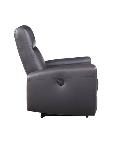 Blane - Top Grain Leather Match Power Motion Recliner - Brown