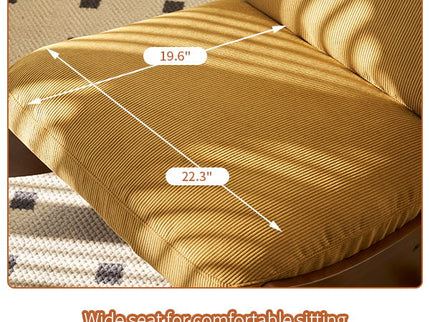 Comfortable High-Quality Upholstery Glider Rocking Chair