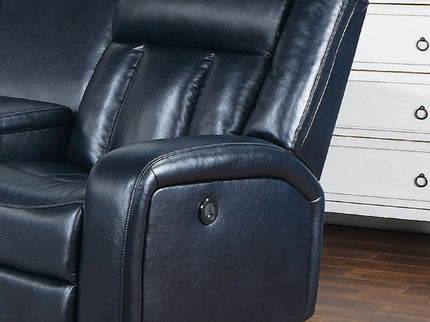Reclining Sectional Sofa Set With Console Cup Holders USB Ports And Track Arms