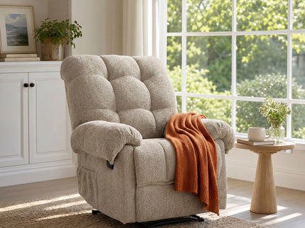 Manual Recliner, Padded Footrest