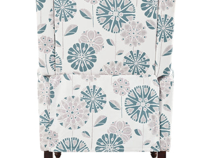 Push Back Recliner Chair Upholstered Recliner Armchair With Classic Wing Back And Solid Gourd-Shaped Legs