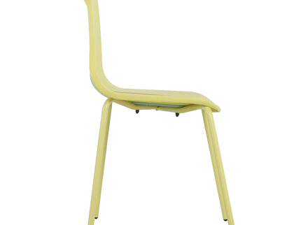 Modern Striped Blocking Single Chairs, Waterproof And Fade Resistant (Set of 4)